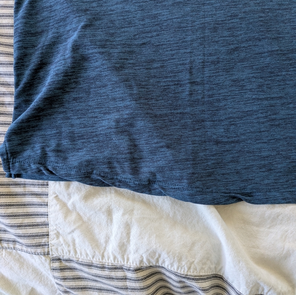 Kyodan Heathered Navy Blue Muscle Tank - Picture 7 of 7